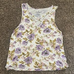 floral tank top
